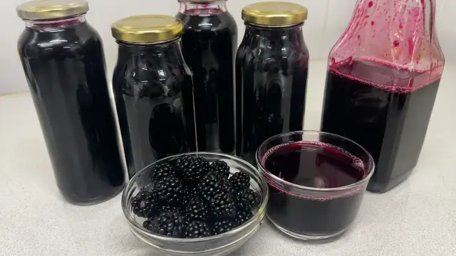 Hustý domáci černicový sirup za studena