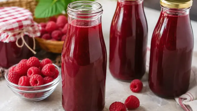 Domáci hustý malinový sirup (varený)