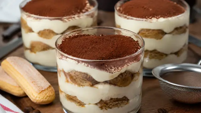 Tiramisu do pohára
