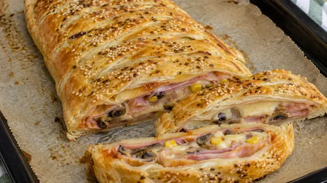 Rýchly slaný závin z lístkového cesta